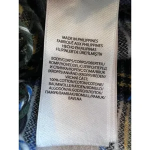 Polo Ralph Lauren Patchwork Plaid Fringe Flannel Shirt Multi Color XS thumbnail 13