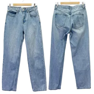 Princess Polly High Rise Straight Leg Stovepipe Jeans Light Wash Women’s Size 6 thumbnail 7