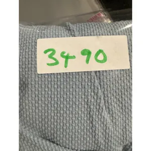 We The Free Free People Light Blue Waffle Knit Thermal Mixed Print Studded Cuffs thumbnail 7