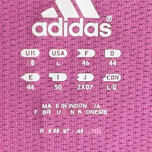 Adidas V-Neck Athletic T-Shirt Sz L thumbnail 6