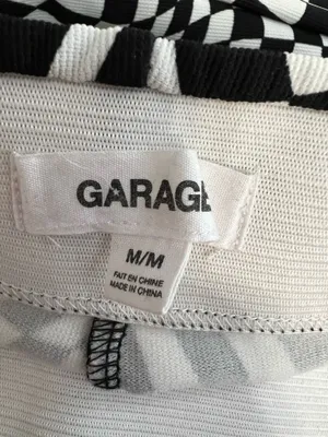 Garage Flair Leg Black & White Leggings thumbnail 4