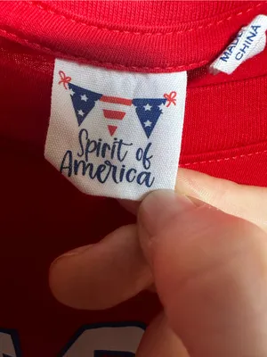 H5. Spirit of America USA Graphic Red USA T-Shirt large thumbnail 2