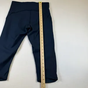 Lululemon Wunder Train High-Rise Crop 23" Womens Size 8‎ Blue Yoga Leggings thumbnail 3