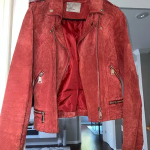 Vero Moda Used Red suede leather jacket thumbnail 10
