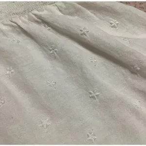 Old Navy White Tiered Eyelet Lace Summer Fairycore Ruffle Milkmaid Blouse‎ L thumbnail 3