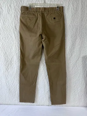 Lands End Pants Men Chino Brown Traditional Fit Outdoor Career Uniform Casual thumbnail 2