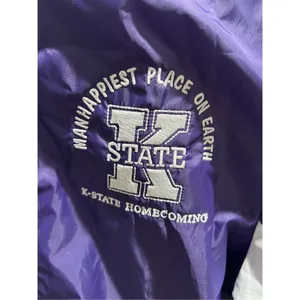 Kansas State NCAA Wildcats Champion Homecoming Rain Coat Jacket Authentic thumbnail 6
