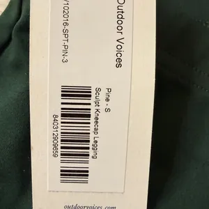 Outdoor Voices Sculpt Kneecap Leggings – Pine Green – Size Small –‎ NWT thumbnail 5