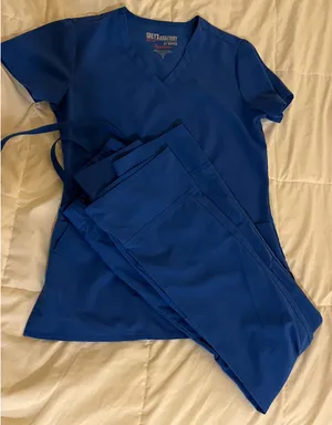 Royal Blue Grey's Anatomy Scrubs thumbnail 1
