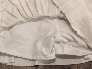 Athleta White  Pleated tennis  Mini skort thumbnail 5