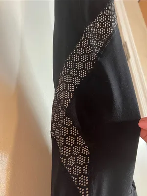 GAP Black Leggings with Reflective Dot Accents thumbnail 6