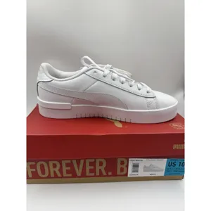 PUMA Court Sneaker, White, Women's Casual Low Top Leather Shoes Size 10 thumbnail 11