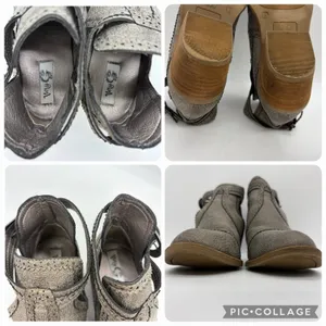 Very G Womens 8 Boots Western Cutout Ankle Pewter Gray Buckle Country Festival thumbnail 7