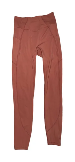 Buffbunny‎ Collection Leggings Womens Medium Rust Terracotta Excellent Pockets thumbnail 1
