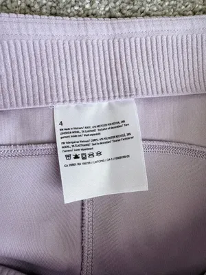 Lululemon Ribbed Softstreme High-Rise 2” Short Lilac Ether 4 thumbnail 5