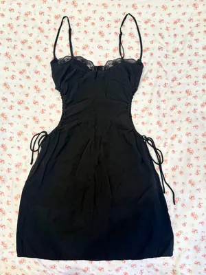Princess Polly Hazel Cut Out Mini Dress Black thumbnail 6