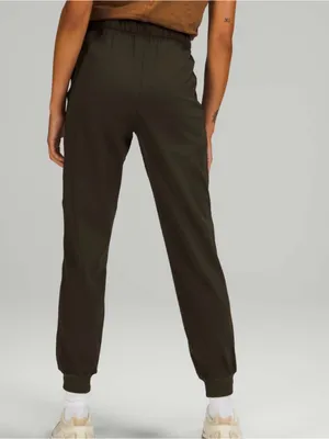 Lululemon Stretch High Rise Women's Jogger in Dark Olive Size 6 thumbnail 2