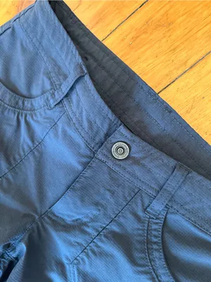 Kuhl gray blue hiking shorts women’s 2 short thumbnail 3