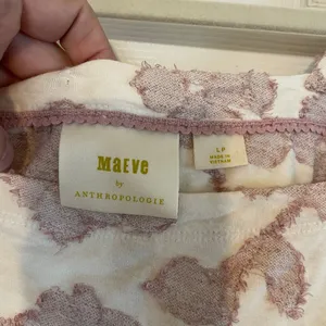 Maeve by Anthropologie Batia Textured Babydoll Top size LP thumbnail 3