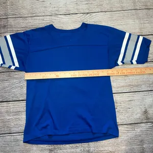 VTG 1990 Salem Sportswear New‎ York Giants Football AOP Jersey Shirt Womens S thumbnail 8