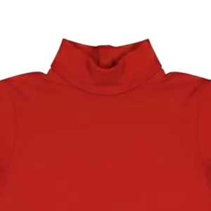 Body Wrappers Adult S Red Turtleneck Leotard Cheer Snap Crotch Zip Back thumbnail 3