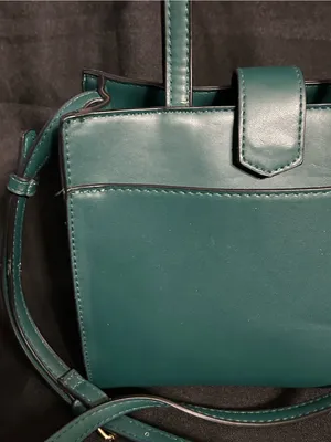 A New Day Women’s Structured Teal Crossbody Shoulder Bag Purse thumbnail 5