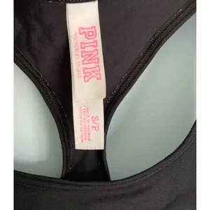 PINK Sports Bra Small Black Athleticwear Athleisure Activewear thumbnail 2