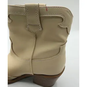 Sun + Stone Brennaa Western Boots Women's 5 Cream Concert Cowgirl Festival thumbnail 6