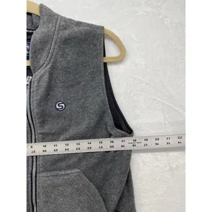 Columbia Suburban‎ Gray Fleece Hiking Zip Up Vest Womens Size M Polyester/Rayon thumbnail 2
