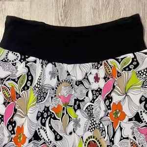Vtg Evan Picone Chiffon Maxi Skirt Sz M Retro Psychedelic Floral Boho Festival thumbnail 11