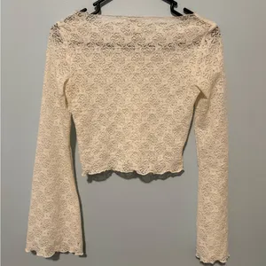 West of Melrose Cream Lace Top: Size- XS thumbnail 5