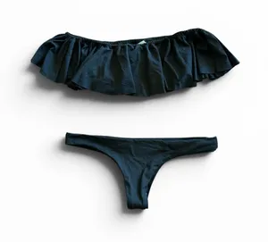 NWOT L*Space Hey Girl Itsy bikini set black small thumbnail 1