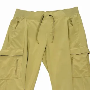 All In Motion Women's Jogger Pants Size Medium Silky Pull On Green Pockets thumbnail 2