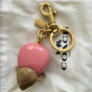 Coach Mouse Bag Charm Keychain thumbnail 8