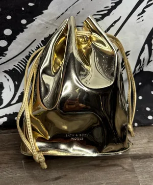 Bath & Body Works Metallic Gold Cosmetic Bag thumbnail 1