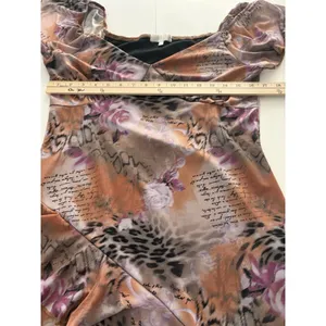 Riley & James Babydoll Dress Size XL Brown Floral Forest Fairy Ruffle Whimsigoth thumbnail 6