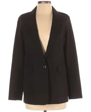 NWT T by Alexander Wang‎ raglan sleeve blazer black thumbnail 1