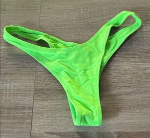White Fox Boutique Lime Bikini Bottom thumbnail 1