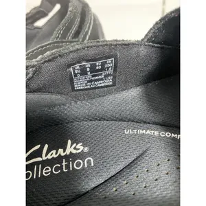 Women’s Clarks Haley Stork Black Comfort Flats Size 9 N Barely Worn thumbnail 11