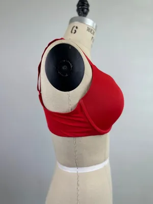 Victoria's Secret Red Push Up Bra Lace Straps 38C thumbnail 4