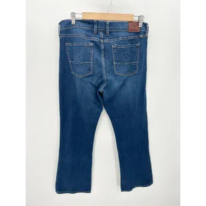 Lucky Brand Sofia Boot Ankle Medium Wash Blue Denim Jeans Womens‎ 14/32 AX35 thumbnail 2