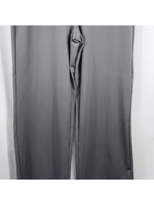 Halara Petite M Gray High Waist Wide Leg Pants thumbnail 3