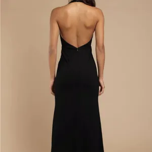 Tobi NWT HAILEY BLACK HALTER MAXI | FORMAL‎ DRESS WEDDING size small thumbnail 3