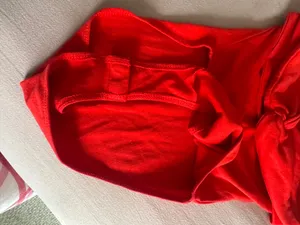 Zara red keyhole bodysuit  thumbnail 3