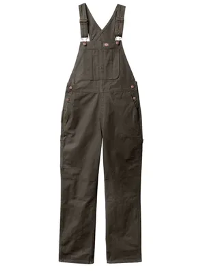 NWT Overalls Dickies Relaxed Fit Bib Overalls, FB206 Rinsed Moss Green 2XL thumbnail 6