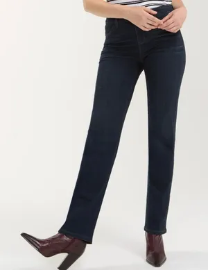 Liverpool Kennedy Straight Jeans Women 12/31 Dark Blue Halifax High Rise Stretch thumbnail 1
