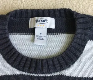 Old Navy Vintage Y2K Striped Sweater Blue - Sz Small thumbnail 4