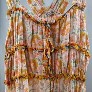 NWT Free People Dance with Me Maxi in Ivory Combo Size‎ Medium thumbnail 8