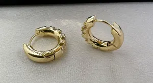 17mm CZ Cubic Zirconia Gold Hoop Earrings for Women thumbnail 2