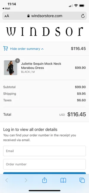 Windsor Black Formal Dress thumbnail 4